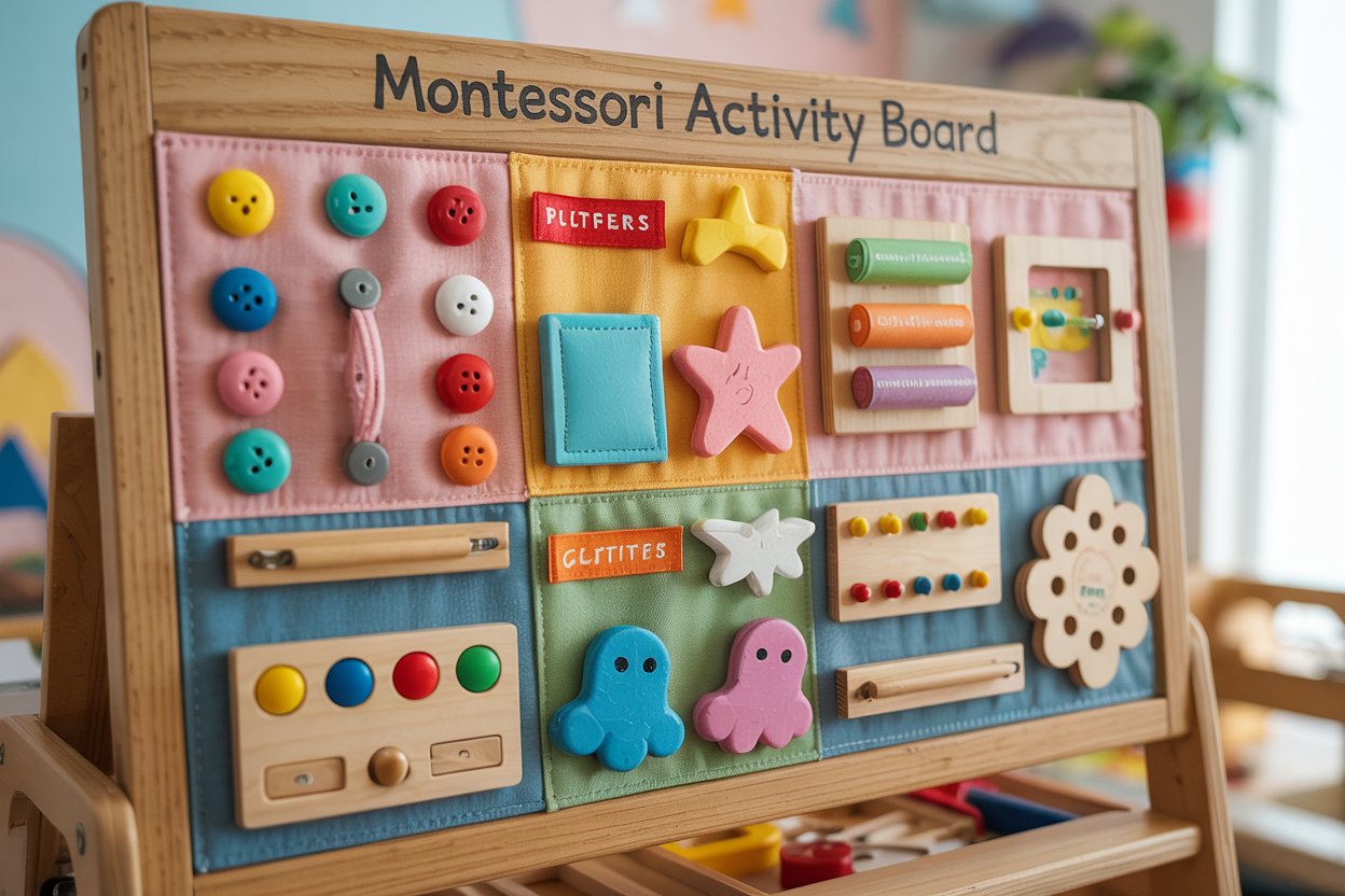 Hochet Montessori Chenille - Hochet en bois montessori articulé